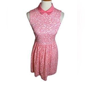 Betsey Johnson Preppy Dress with Peter Pan Collar